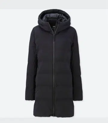 [ 새상품급 ] UNIQLO 유니클로 블랙 심리스 다운 숏코트 M
