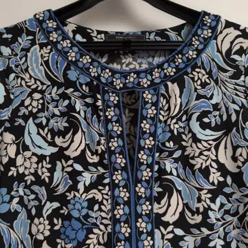 새상품 BCBG MAXAZRIA 보태니컬 무늬 튜닉 원피스 사이즈 S