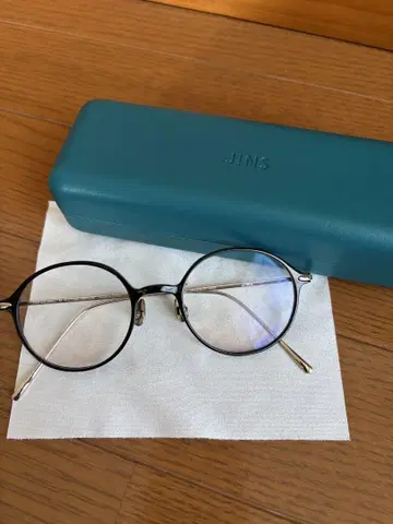 JINS 티크 컬러 렌즈 보증 포함