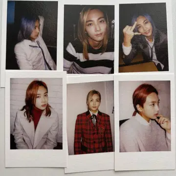 정한 포토 카드 세트 6매