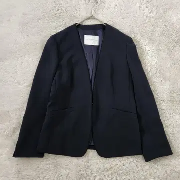 컨디션 최상 투모로우랜드 드라이 더블 크로스 노카라 자켓 36