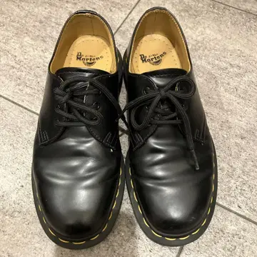 닥터 마틴 블랙 가죽 신발