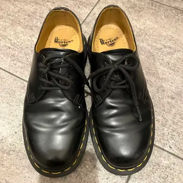 닥터 마틴 블랙 가죽 신발