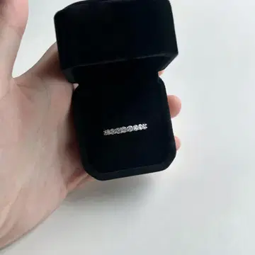유품 정리품 풀 이터니티 반지 실버