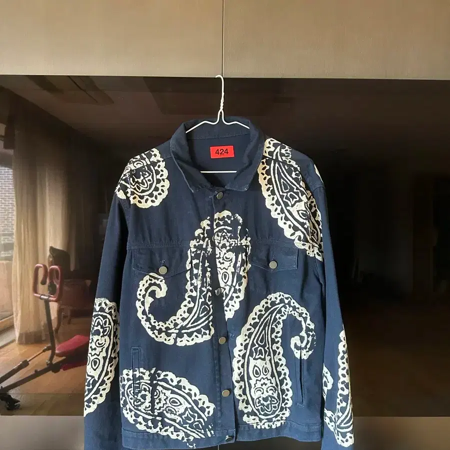 424 Paisley Denim Jacket | Bunjang Global