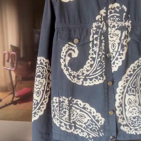 424 Paisley Denim Jacket | Bunjang Global