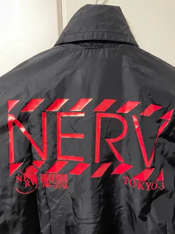 에반게리온 NERV 넬프 미사용 택 포함 L 나일론 자켓