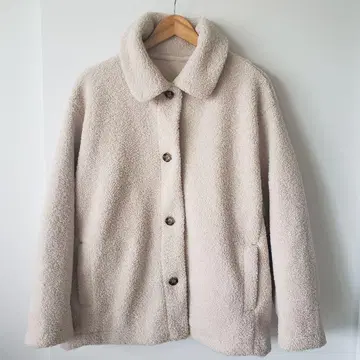 새상품급 UNIQLO 보아 플리스 코트 샌드베이지 3XL 사이즈