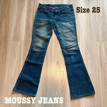 MOUSSY JEANS 부츠컷 데님 사이즈 25