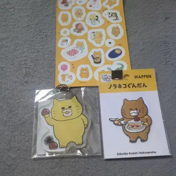 노라네코 군단 아크릴 홀더와 와펜과 씰 3종 세트