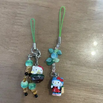 지역 한정 헬로키티 스트랩 세트