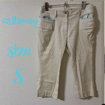 callaway 여성용 골프 팬츠 S 사이즈 아이보리