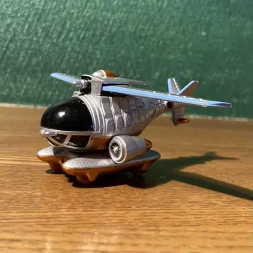 토미카 헬리콥터 실버 오렌지 미니카