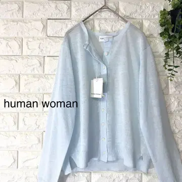 새상품 human wowan 가디건 휴먼 우먼 현행 택