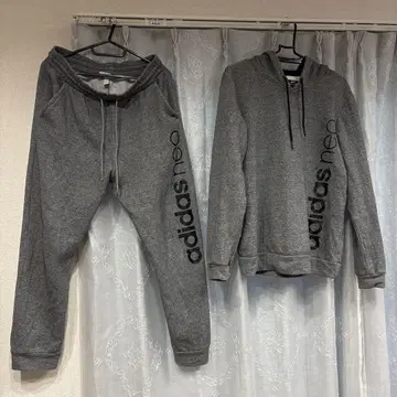adidas neo 그레이 맨투맨 셋업