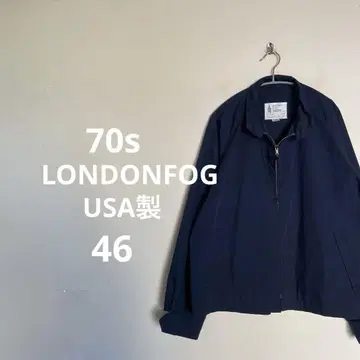 70s LONDONFOG USA제 스윙탑 네이비