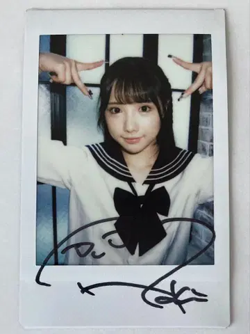[ 사사키 사키 ] 친필 사인 폴라로이드 ver.1