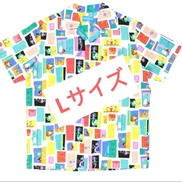 디즈니 몬스터 주식회사 알로하 셔츠 L 사이즈 반팔 셔츠