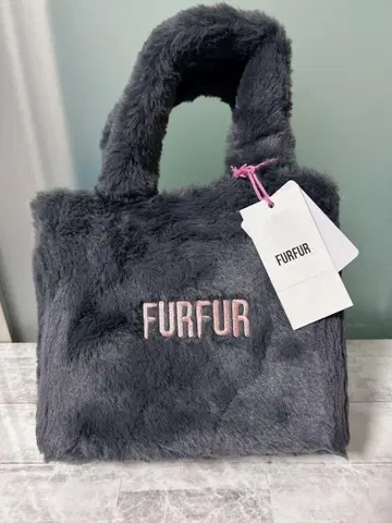 FURFUR 에코 퍼 토트백 숄더백