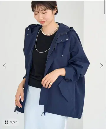 VACHEMENT/바슈몽 별주 돌먼 후드 블루종