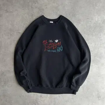 90s 프룻 오브 더 룸 래글런 맨투맨 USA제 뮤지컬