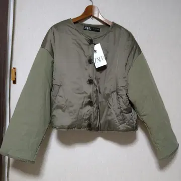 택 포함 새상품 ZARA 점퍼 블루종