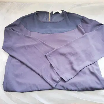 KAOS 다크 퍼플 롱 슬리브 원피스