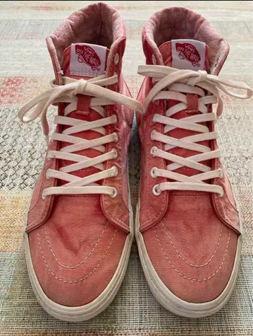 [ VANS ] 반스 스케이트 하이 US 9 핑크