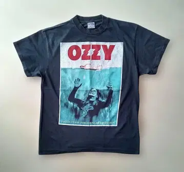 OZZY OSBOURNE 오지 오스본 jaws 패러디 티셔츠