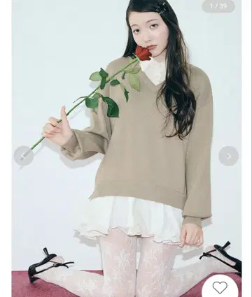 새상품 릴리 브라운 셔츠 도킹 프릴 미니 원피스