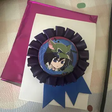 귀멸의 칼날 ufotable cafe 할로윈 코사지풍 캔뱃지 기유