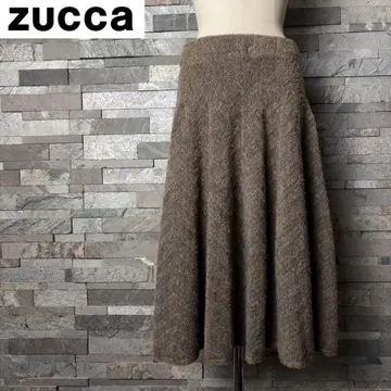 Zucca 주카 울 니트 플레어 스커트 M
