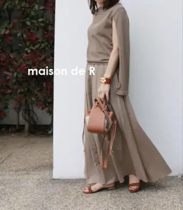 maison de R 반팔 판초
