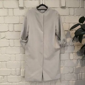 PLST 플라스테 롱 코트 노카라