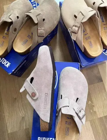 BIRKENSTOCK 그레이 사보 샌들