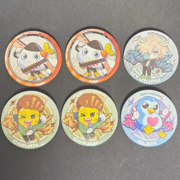 CrazyRaccoon CR 스토어 SDBADGE 6개 묶음 판매