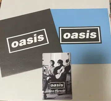 Oasis Live Forever 30주년 기념전 스티커 외부 가방 카드