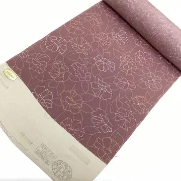 기모노 옷감, 코몬, 크레이프 원단, 리메이크 소재, 순수 실크 P793