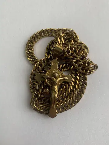 골드 십자가 펜던트 키헤이 목걸이 그리스도