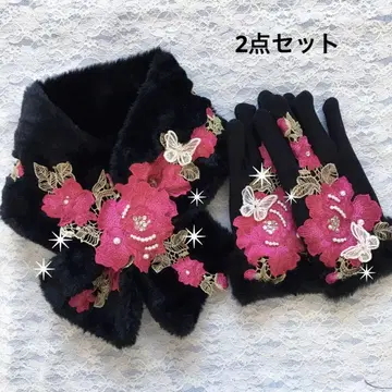 B-120 쁘띠 장갑 블랙 방한 핸드메이드