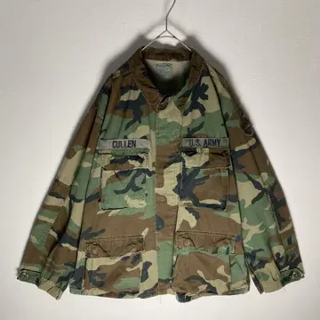 미군 실물 U.S. ARMY BDU 자켓 M81 우드랜드 카모 93년