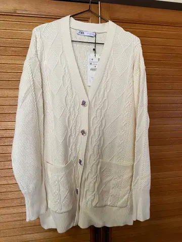 ZARA 가디건 M 사이즈 미사용 새상품