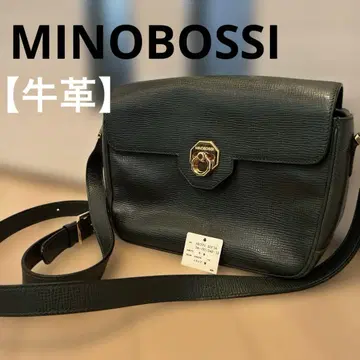 MINOBOSSI 그린 가죽 숄더백