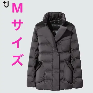 유니클로 다운 자켓 +J 질 샌더 브라운 M 사이즈