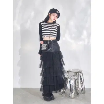 Darich 티어드 롱 스커트