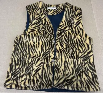 THE GOOD OVERALLS FAKE FUR VEST