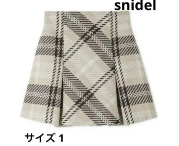 스나이델 snidel 로빙 체크 미니 스커트