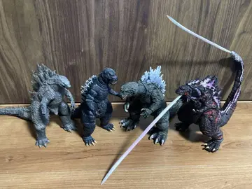 NECA 고질라 액션 피규어 4체 세트 고질라 2001 신 고질라