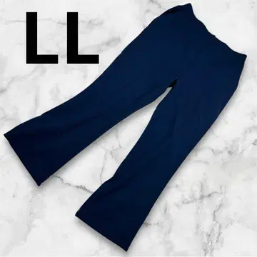 여성용 스트레치 팬츠 LL 블루