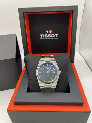 TISSOT PRX 쿼츠 40mm 다크 블루